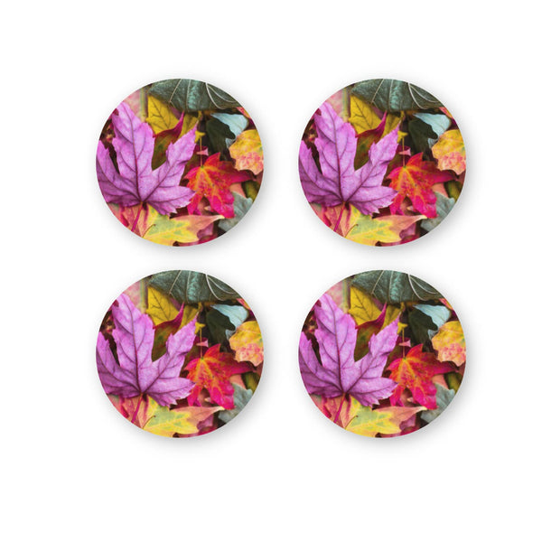 Rays Of Ink Printed Drink Coasters (Set of 4) | MDF Wood Material Coasters | Non-Slip Decorated Coasters for Home and Kitchen | Tea Coasters | Drink Coasters | (Round, Abstract 2)