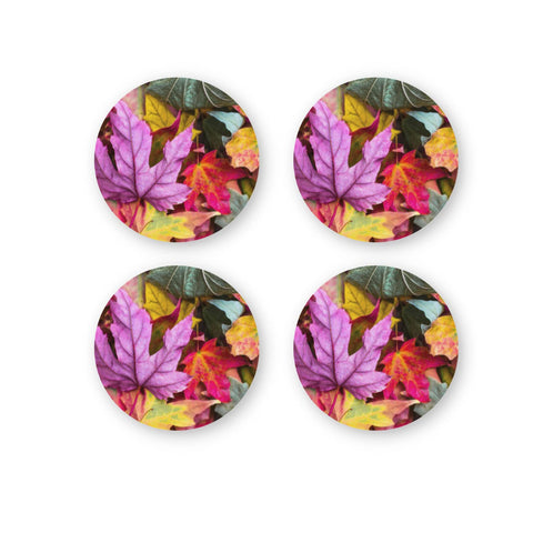 Rays Of Ink Printed Drink Coasters (Set of 4) | MDF Wood Material Coasters | Non-Slip Decorated Coasters for Home and Kitchen | Tea Coasters | Drink Coasters | (Round, Abstract 2)