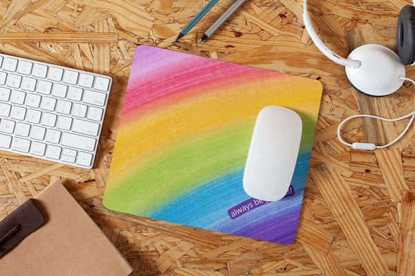 Rays Of Ink Printed Mouse Pad | Anti-Skid Mouse Pad for Laptops and Computers | Designer Printed Mouse Pad | Smooth Mouse Control (Design 11)
