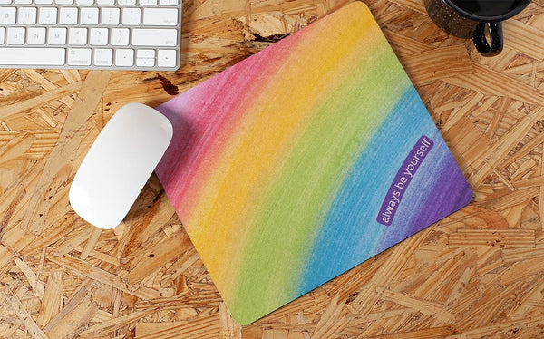Rays Of Ink Printed Mouse Pad | Anti-Skid Mouse Pad for Laptops and Computers | Designer Printed Mouse Pad | Smooth Mouse Control (Design 11)