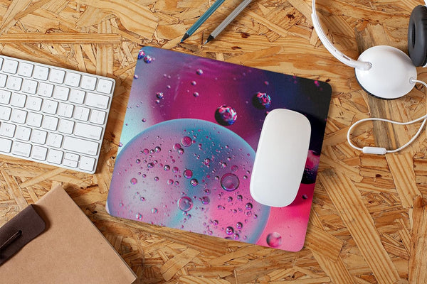 Rays Of Ink Printed Mouse Pad | Anti-Skid Mouse Pad for Laptops and Computers | Designer Printed Mouse Pad | Smooth Mouse Control (Design 1)