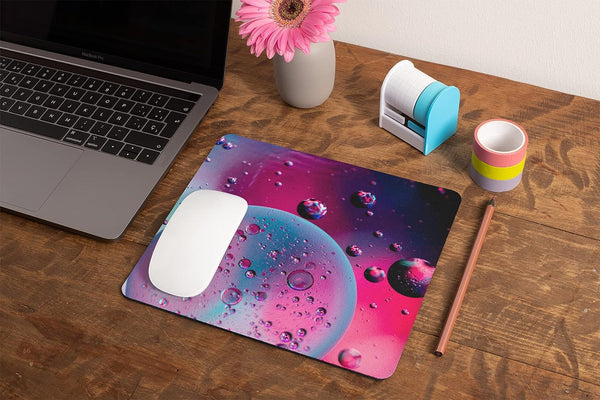 Rays Of Ink Printed Mouse Pad | Anti-Skid Mouse Pad for Laptops and Computers | Designer Printed Mouse Pad | Smooth Mouse Control (Design 1)