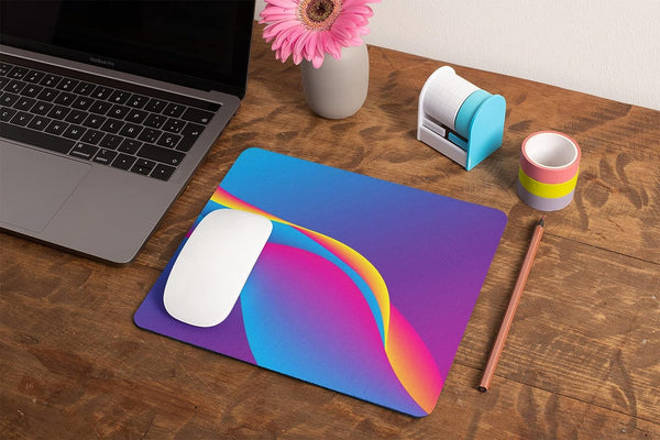Rays Of Ink Mouse Pad for Women | Printed Mouse Pad for Girls | Anti-Skid Mouse Pad for Laptops and Computers (Style 8)
