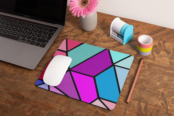 Rays Of Ink Printed Mouse Pad | Anti-Skid Mouse Pad for Laptops and Computers | Designer Printed Mouse Pad | Smooth Mouse Control (Design 8)