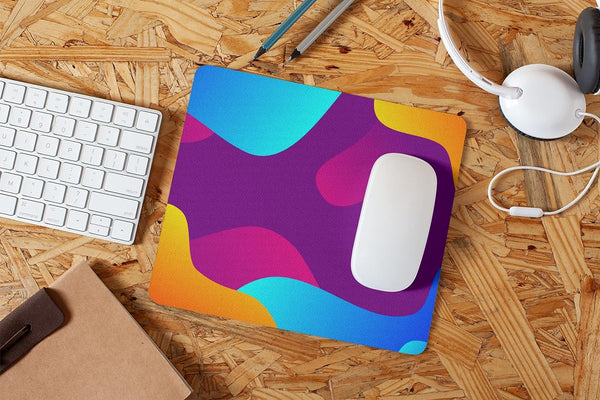 Rays Of Ink Printed Mouse Pad | Anti-Skid Mouse Pad for Laptops and Computers | Designer Printed Mouse Pad | Smooth Mouse Control (Design 9)