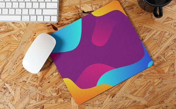 Rays Of Ink Printed Mouse Pad | Anti-Skid Mouse Pad for Laptops and Computers | Designer Printed Mouse Pad | Smooth Mouse Control (Design 9)