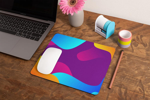 Rays Of Ink Printed Mouse Pad | Anti-Skid Mouse Pad for Laptops and Computers | Designer Printed Mouse Pad | Smooth Mouse Control (Design 9)