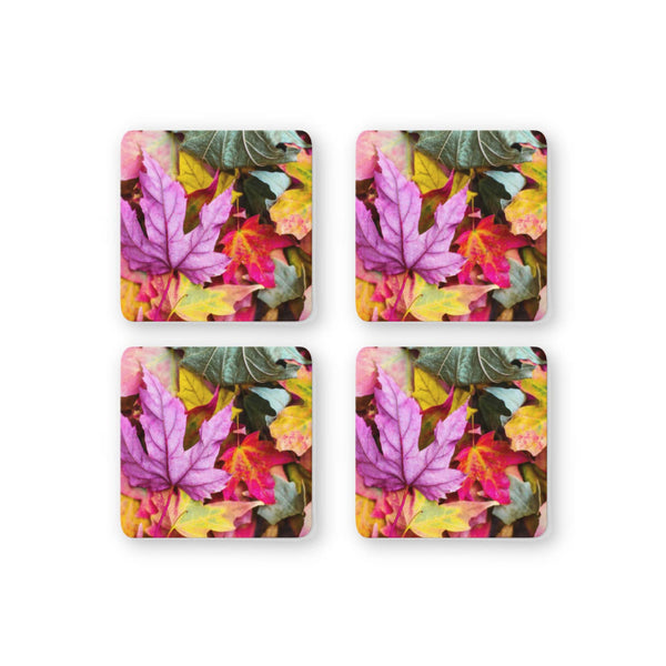 Rays Of Ink Printed Drink Coasters (Set of 4) | MDF Wood Material Coasters | Non-Slip Decorated Coasters for Home and Kitchen | Tea Coasters | Drink Coasters | (Square, Abstract 2)
