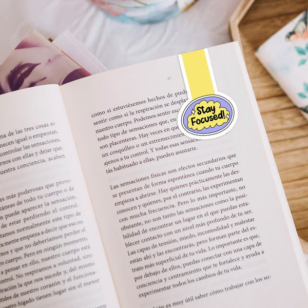 Rays Of Ink Magnetic Bookmarks | Set of 4 Magnetic Page Markers | Quote Magnetic Bookmark | Page Markers for Stationery Lovers | Gift for Students, Adults and Book Readers