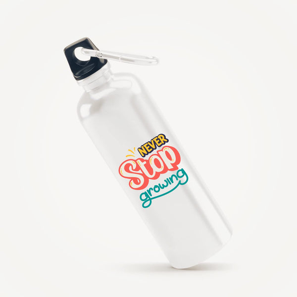 Rays Of Ink Inspirational Quote Steel Bottle BPA-Free/Printed Bottles/Customised Motivational Quote Bottle/Printed Sipper Bottles For Gym, Sports (Design 10)