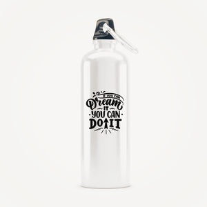 Rays Of Ink Inspirational Quote Steel Bottle BPA-Free/Printed Bottles/Customised Motivational Quote Bottle/Printed Sipper Bottles For Gym, Sports (Design 2)