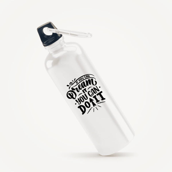 Rays Of Ink Inspirational Quote Steel Bottle BPA-Free/Printed Bottles/Customised Motivational Quote Bottle/Printed Sipper Bottles For Gym, Sports (Design 2)