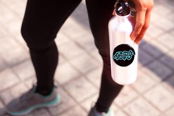 Rays Of Ink Inspirational Quote Steel Bottle BPA-Free/Printed Bottles/Customised Motivational Quote Bottle/Printed Sipper Bottles For Gym, Sports (Design 3)