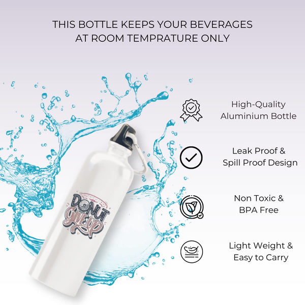 Rays Of Ink Inspirational Quote Steel Bottle BPA-Free/Printed Bottles/Customised Motivational Quote Bottle/Printed Sipper Bottles For Gym, Sports (Design 6)
