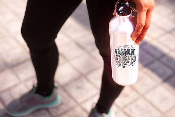 Rays Of Ink Inspirational Quote Steel Bottle BPA-Free/Printed Bottles/Customised Motivational Quote Bottle/Printed Sipper Bottles For Gym, Sports (Design 6)
