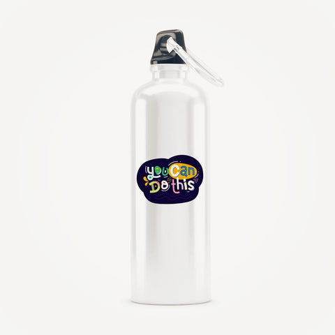 Rays Of Ink Inspirational Quote Steel Bottle BPA-Free/Printed Bottles/Customised Motivational Quote Bottle/Printed Sipper Bottles For Gym, Sports (Design 8)