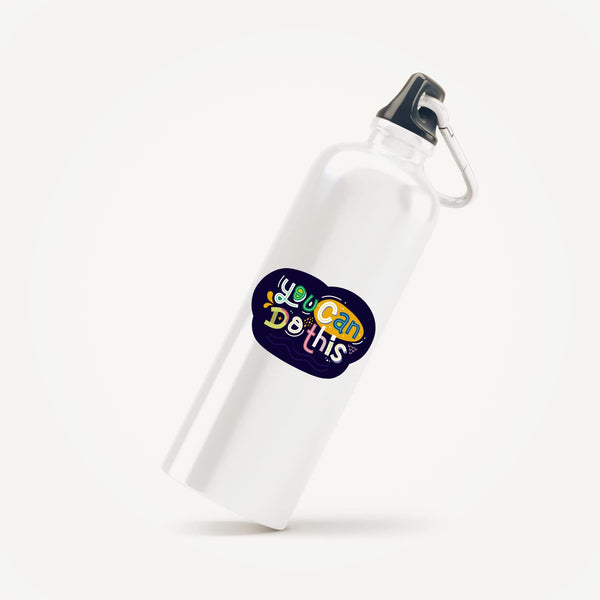 Rays Of Ink Inspirational Quote Steel Bottle BPA-Free/Printed Bottles/Customised Motivational Quote Bottle/Printed Sipper Bottles For Gym, Sports (Design 8)