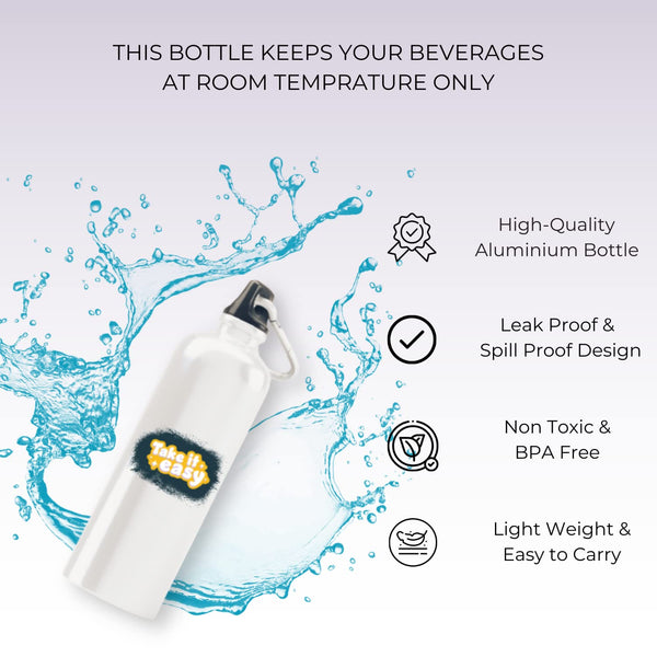 Rays Of Ink Inspirational Quote Steel Bottle BPA-Free/Printed Bottles/Customised Motivational Quote Bottle/Printed Sipper Bottles For Gym, Sports (Design 9)