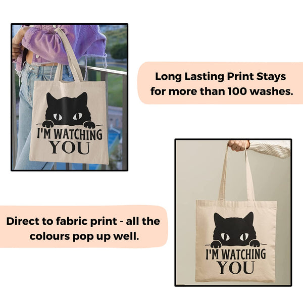 Rays Of Ink Canvas Tote Bag For Women & Girls | Printed Multipurpose Tote Bag For Women | Shopping Tote Bag | Foldable Travel Bag For Women Design 1