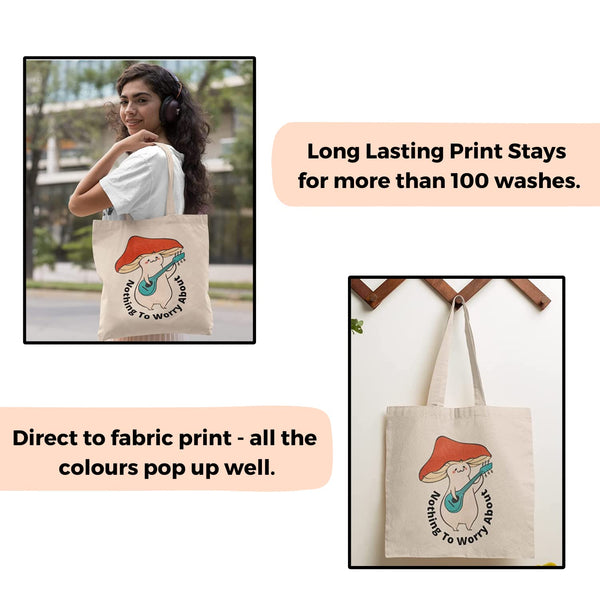 Rays Of Ink Canvas Tote Bag For Women & Girls | Printed Multipurpose Tote Bag For Women | Shopping Tote Bag | Foldable Travel Bag For Women Design 15