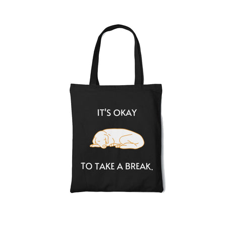 Rays Of Ink Women Black Quote Printed Canvas Tote Bag | Reusable Aesthetic Grocery Bags | Eco-Friendly Tote Bag for Work, Beach, Travel and Shopping Design 1