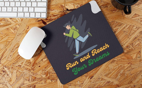 Rays Of Ink Printed Mouse Pad | Anti-Skid Mouse Pad for Laptops and Computers | Quote Printed Mouse Pad | Smooth Mouse Control (Design 1)