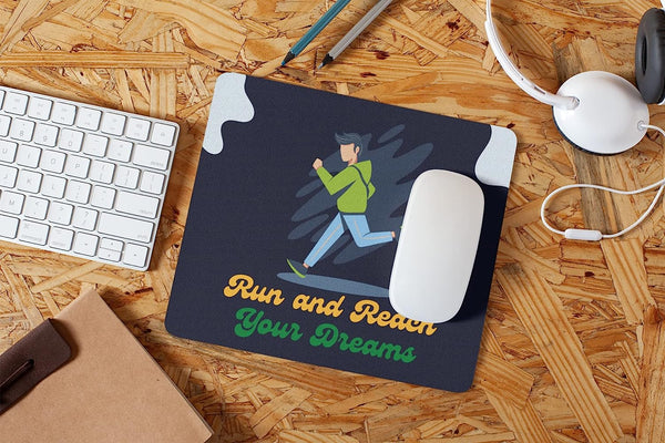 Rays Of Ink Printed Mouse Pad | Anti-Skid Mouse Pad for Laptops and Computers | Quote Printed Mouse Pad | Smooth Mouse Control (Design 1)