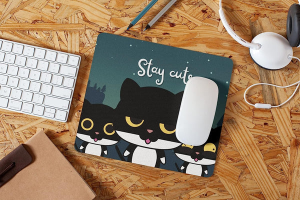 Rays Of Ink Printed Mouse Pad | Anti-Skid Mouse Pad for Laptops and Computers | Quote Printed Mouse Pad | Smooth Mouse Control (Design 2)
