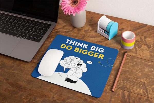 Rays Of Ink Printed Mouse Pad | Anti-Skid Mouse Pad for Laptops and Computers | Quote Printed Mouse Pad | Smooth Mouse Control (Design 3)