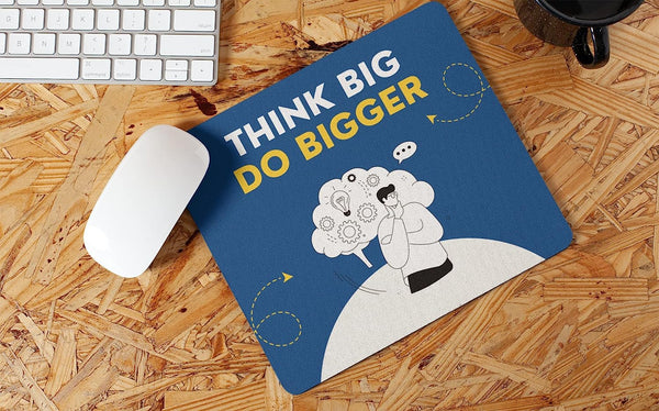 Rays Of Ink Printed Mouse Pad | Anti-Skid Mouse Pad for Laptops and Computers | Quote Printed Mouse Pad | Smooth Mouse Control (Design 3)