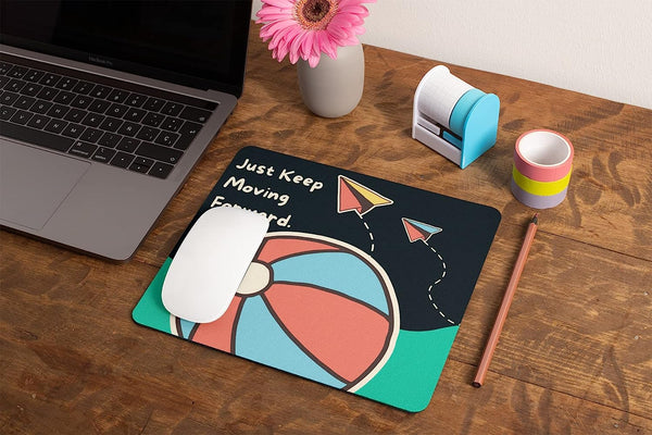 Rays Of Ink Printed Mouse Pad | Anti-Skid Mouse Pad for Laptops and Computers | Quote Printed Mouse Pad | Smooth Mouse Control (Design 5)