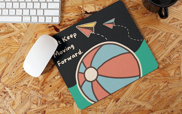 Rays Of Ink Printed Mouse Pad | Anti-Skid Mouse Pad for Laptops and Computers | Quote Printed Mouse Pad | Smooth Mouse Control (Design 5)
