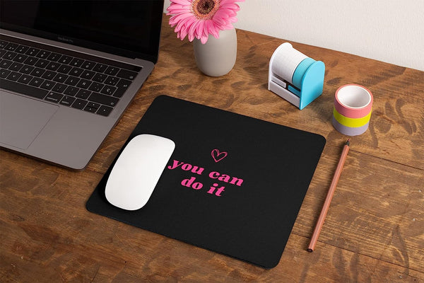 Rays Of Ink Printed Mouse Pad | Anti-Skid Mouse Pad for Laptops and Computers | Quote Printed Mouse Pad | Smooth Mouse Control (Design 6)
