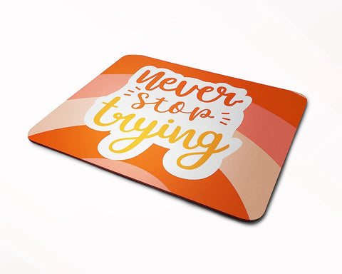 Rays Of Ink Printed Mouse Pad | Anti-Skid Mouse Pad for Laptops and Computers | Quote Printed Mouse Pad | Smooth Mouse Control (Design 9)
