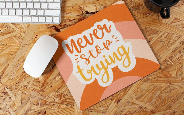 Rays Of Ink Printed Mouse Pad | Anti-Skid Mouse Pad for Laptops and Computers | Quote Printed Mouse Pad | Smooth Mouse Control (Design 9)