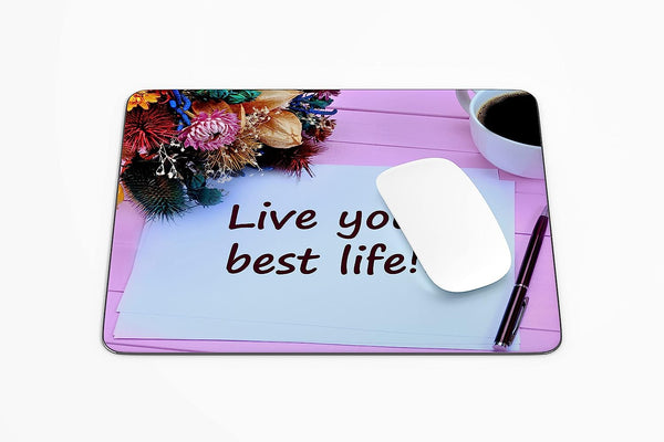 Rays Of Ink Mouse Pad for Women | Printed Mouse Pad for Girls | Anti-Skid Mouse Pad for Laptops and Computers (Style 11)