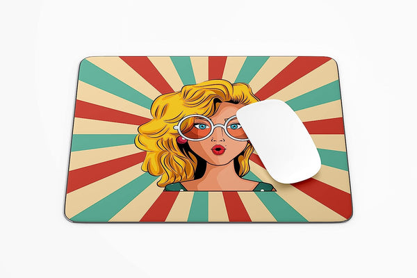 Rays Of Ink Mouse Pad for Women | Printed Mouse Pad for Girls | Anti-Skid Mouse Pad for Laptops and Computers (Style 2)