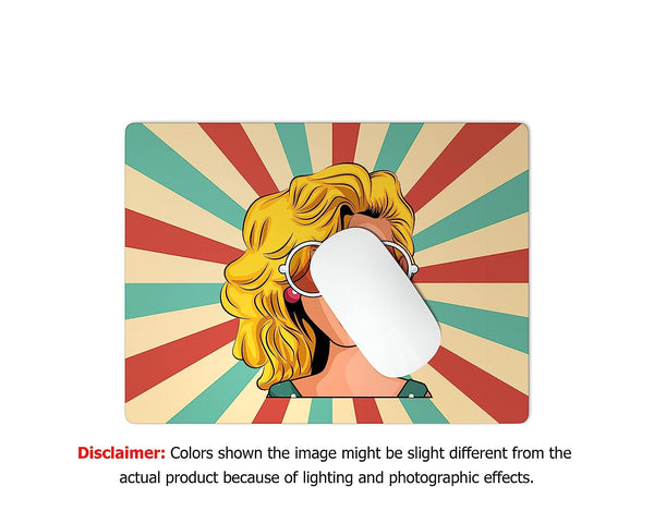 Rays Of Ink Mouse Pad for Women | Printed Mouse Pad for Girls | Anti-Skid Mouse Pad for Laptops and Computers (Style 2)