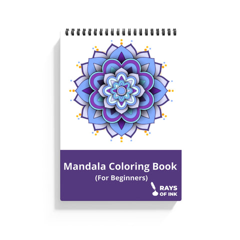 Mandala Coloring Book For Young Adults | Enhances Fine Motor Skills & Keeps You Engaged | 120 GSM Thick Paper